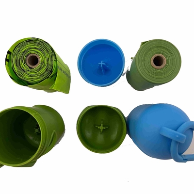 Bolsa de basura de caca de perro 100% biodegradable tamaño personalizado con logotipo logotipo personalizado