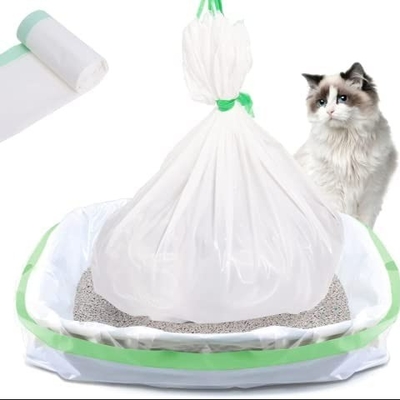 PLA PBAT Material Estructura Sello térmico 15 mic Sacos de caca para mascotas compostables para perros y gatos