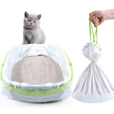 PLA PBAT Material Estructura Sello térmico 15 mic Sacos de caca para mascotas compostables para perros y gatos