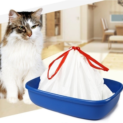 PLA PBAT Material de la estructura de la bolsa de baño para la eliminación fácil y ecológica de los desechos de mascotas