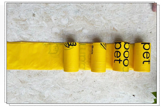 Impresión personalizada de bolsas biodegradables sin olor para perros para basura ecológica para gatos