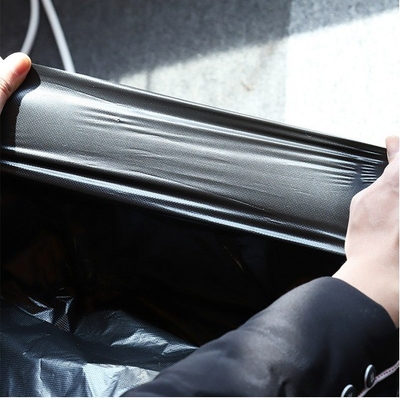 Embocadura de la superficie de manejo de la bolsa de basura de la cocina alta con dibujo de la cuerda verde o personalizado