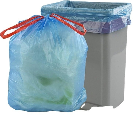 Fabricación directa de bolsas de cuerda de tracción, bolsas de basura, galones, con selección de superficie en relieve