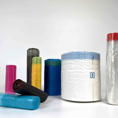 Bolsas de plástico reciclado respetuosas con el medio ambiente para la gestión sostenible de residuos