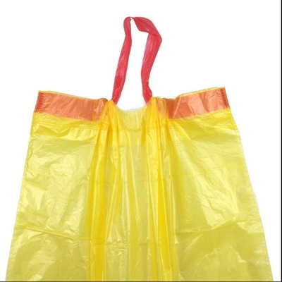 Manejo de la superficie Alta cocina cuerdas de tiro Bolsas de basura 13 galones 30 galones En grabado verde