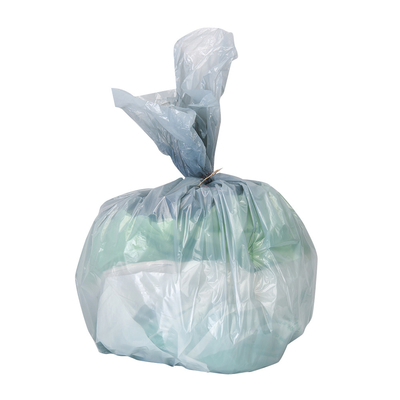 Envases de basura de tamaño personalizado Bolsas planas con sello estelar para la recolección de residuos domésticos