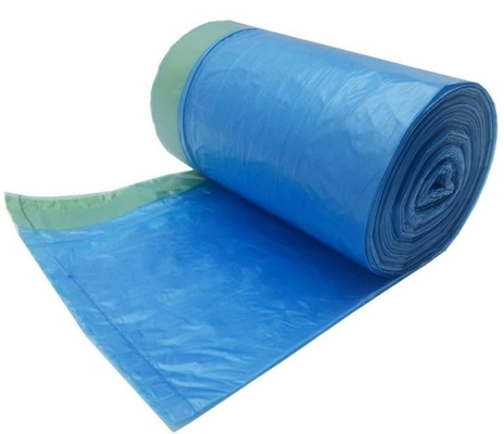 Revestimiento de la lata de basura de la cuerda de tira de color beige para limpieza 13 galones rechazar bolsas