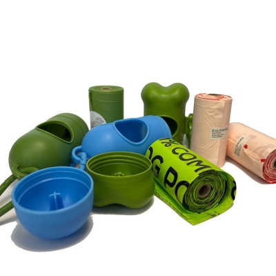 Bolsa de basura de maíz de almidón de PLA Biomaterial para mascotas Poop para perros Necesidades diarias biodegradables