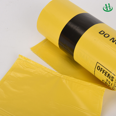 1 tonelada Logotipo personalizado Bolsa de revestimiento médico Bolsa de seguridad amarilla directa Bolsas aceptadas de HDPE CN SHN