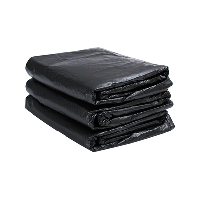 Envasado en relieve para el manejo de superficies HDPE bolsa de basura de bolsillo plano para propiedades comerciales de hoteles