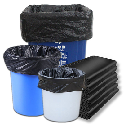 Bolsas de basura industriales pesadas y negras para contenedores de basura de exterior Productos domésticos