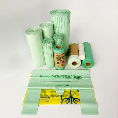 Bolsa de basura biodegradable fácil de empacar Bolsa de caca ecológica para limpiar mascotas
