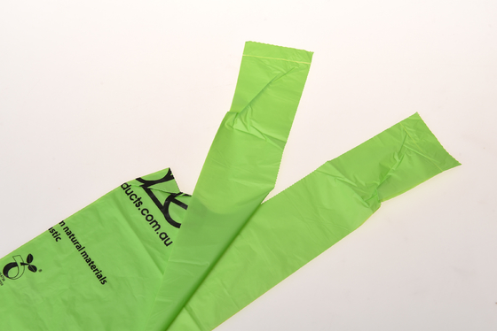 Bolsas de basura de camisetas con logotipo personalizado y material biodegradable de almidón de maíz