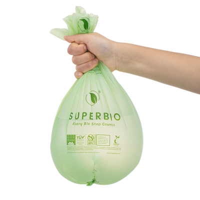 Bolsas de basura engrosadas Logotipo y espesor personalizados para envases ecológicos