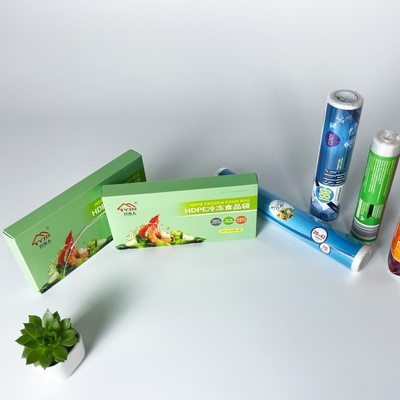 Bolsas de plástico de embalaje de alimentos de superficie de relieve PE Bolsas de rollo para almacenamiento y embalaje de alimentos