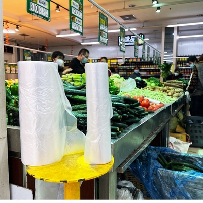 Bolsas de plástico de embalaje de alimentos de superficie de relieve PE Bolsas de rollo para almacenamiento y embalaje de alimentos
