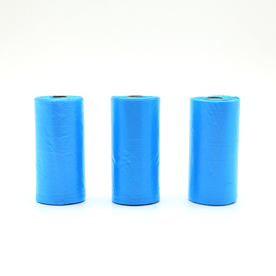 Bolsas de caca portátil biodegradable de plástico de perros bolsas de basura de mascotas bolsas de basura de perros en rollo