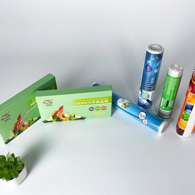 Bolsas de embalaje de alimentos de plástico HDPE de color personalizado Bolsas de rollo con espesor personalizado