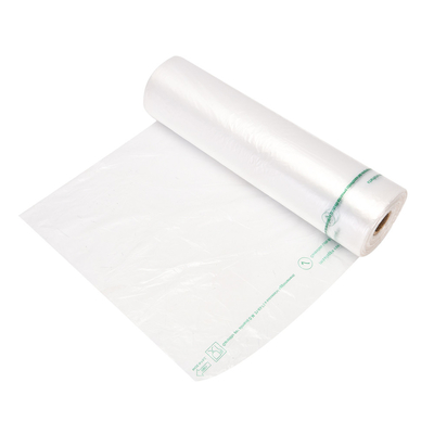 Bolsa de embalaje de alimentos transparente en rollo con material biodegradable de HDPE y grosor de 5-100 micras