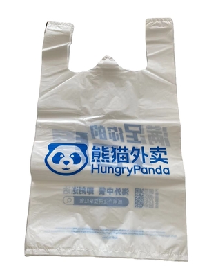 Sistema fácil de apertura de camisetas de bolso para productos para el hogar de bolsa de PE plástico impreso a medida