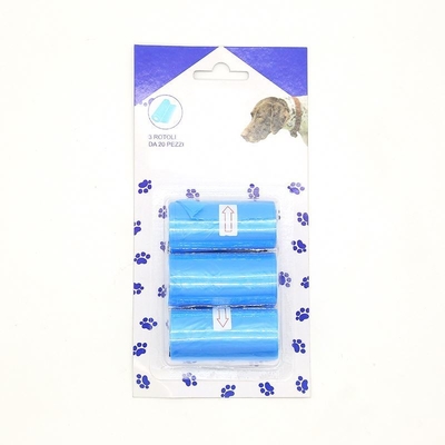 Rollo de bolsas de caca para perros de color beige para el compostaje y la gestión ecológica de los residuos