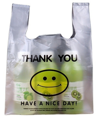 Supermercados y tiendas de conveniencia Bolsas de compras de plástico de HDPE/LDPE/LLDPE