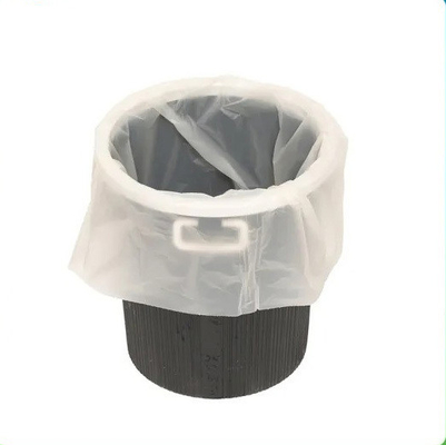 Cocina desechable biodegradable cuerdas de tirón bolsas de basura Stand up bolso para la papelera