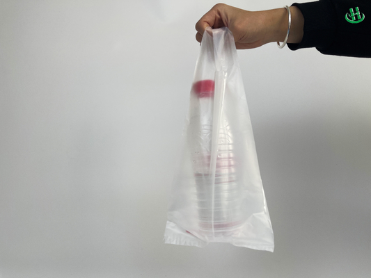 Bolsas de compras de supermercado HDPE personalizadas con logotipo en fabricantes chinos