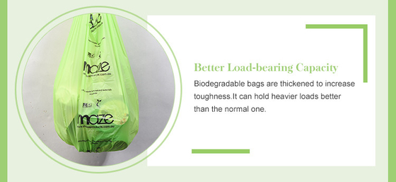 Materiales reciclados Bolsas de basura de plástico biodegradable 100% con diseño personalizable