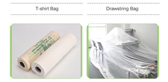 Bolso de transporte compostable personalizado para otros productos para el hogar fabricados con materiales reciclados
