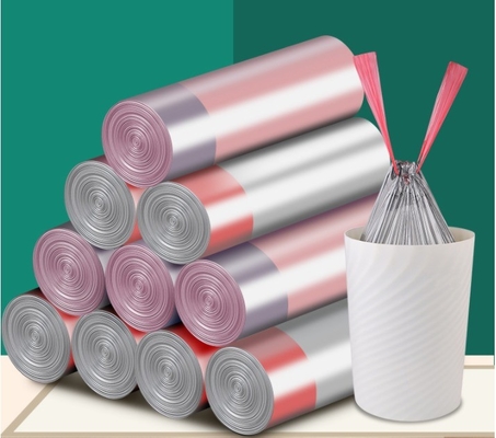 Bolsas de plástico personalizadas para la basura del hogar, resistentes a fugas y resistentes