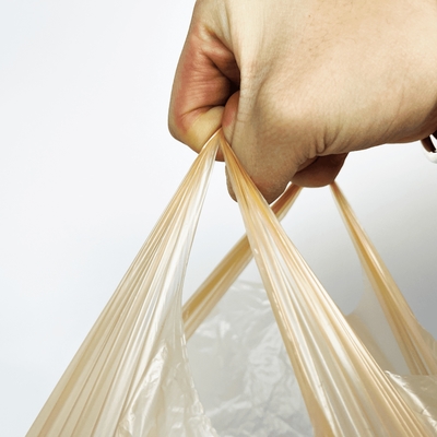 Bolsa de compras de supermercado para el embalaje de alimentos y verduras