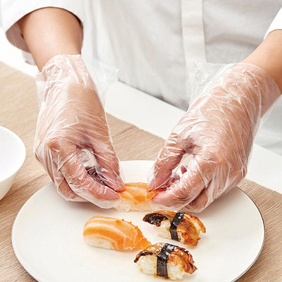 Guantes desechables de grado alimenticio con espesor personalizado y personalización exclusiva