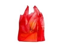 T-shirt de HDPE/LDPE Bolsas de plástico con superficie de manipulación de impresión offset