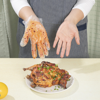Guantes de plástico PE para limpieza cocina barbacoa bricolaje material exterior poliéster Cuidado de bebés