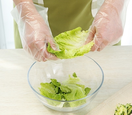 Guantes de plástico PE para limpieza cocina barbacoa bricolaje material exterior poliéster Cuidado de bebés