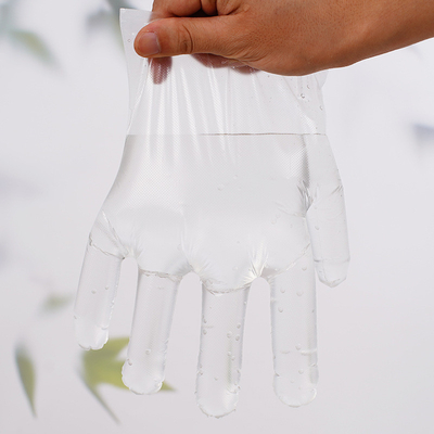 Guantes de limpieza de poliéster de polietileno para el invierno guantes de mano gruesos para el invierno