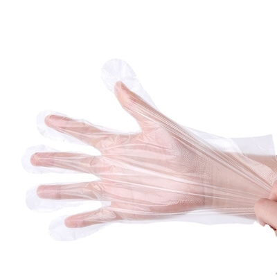 Guantes desechables de plástico PE transparentes para limpieza de invierno