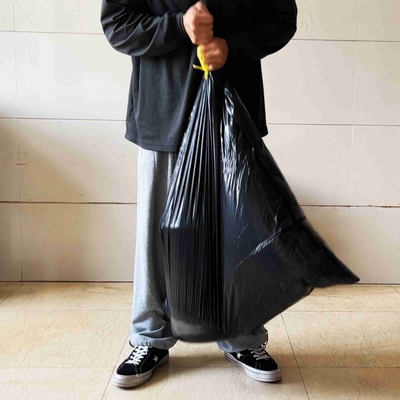Embalaje de alimentos hecho fácil con este saco de basura de cuerda de tira Diseño duradero y portátil
