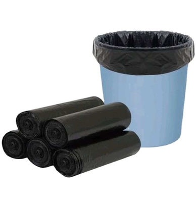 Seal de sellamiento del mango de sello térmico Bolsas negras desechables de basura con certificado BSCI/ISO/SGS