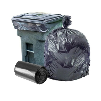 Seal de sellamiento del mango de sello térmico Bolsas negras desechables de basura con certificado BSCI/ISO/SGS