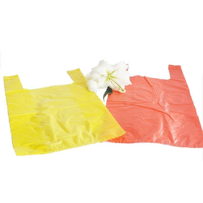 Bolsas de camisetas personalizadas para compras verde o según lo solicitado 5-100 micrómetros de espesor