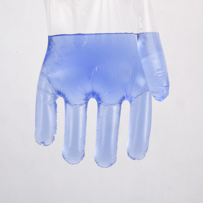 Manipulación de alimentos Oportunidad Selección PE plástico HDPE Guantes desechables en transparente