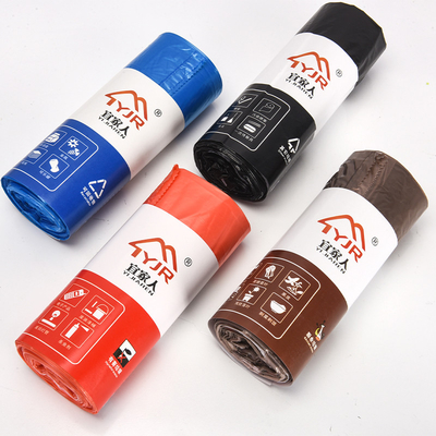 Household HDPE Disposable Drawstring Residuos Basuras Bolsas de basura Rollo a un precio asequible