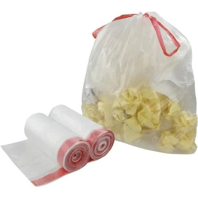 Envase de cocina transparente PE Bolsa de basura de basura de polvo 5-50 mic Espesor Ecológico