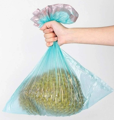 Envase de cocina transparente PE Bolsa de basura de basura de polvo 5-50 mic Espesor Ecológico