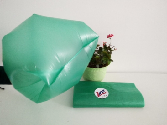 Bolsas de camisetas de compra de color PE biodegradables sostenibles y duraderas para el mercado de frutas