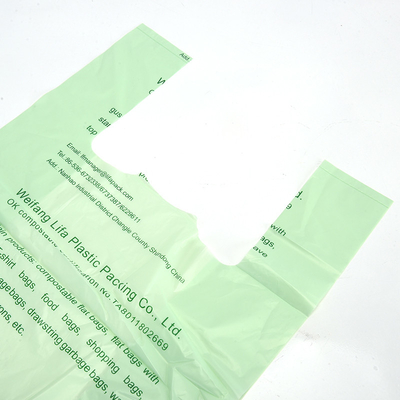 40% Estructura del material de origen biológico Bolsas de compras de PVC de nuevo diseño y biodegradables
