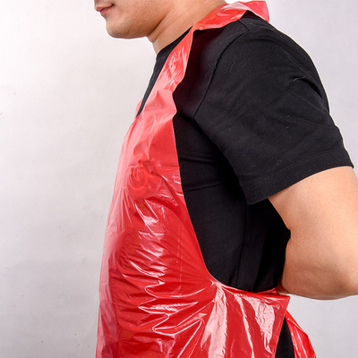 Apron HDPE desechable de impresión personalizada para uso en el hogar y el restaurante