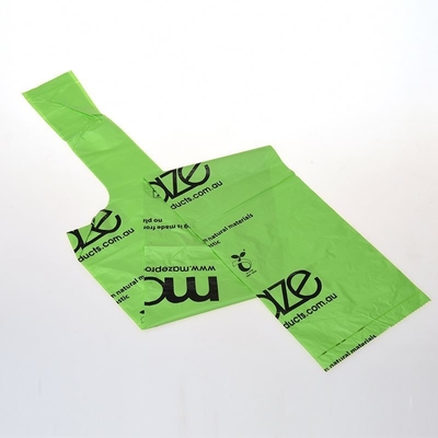 Impresión Flexo Logotipo de camiseta de mano Bolsa de embalaje en tamaño personalizado para productos